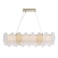 SL6135.233.01 Светильник подвесной ST-Luce золото/прозрачный, янтарный LED 1*24W 3000K ЛАЙТА 500_191_2949350
